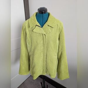 Ubu lime green corduroy jacket
